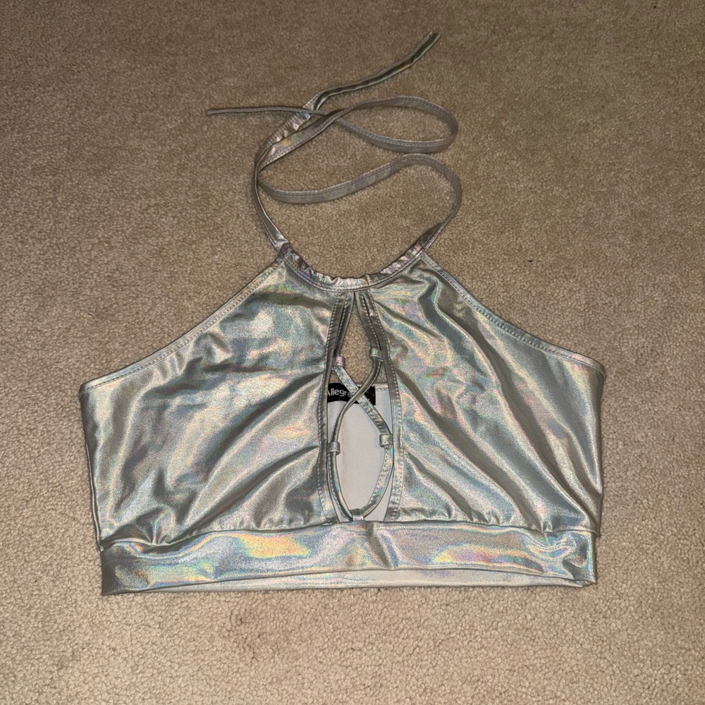 Silver Festival Halter Top